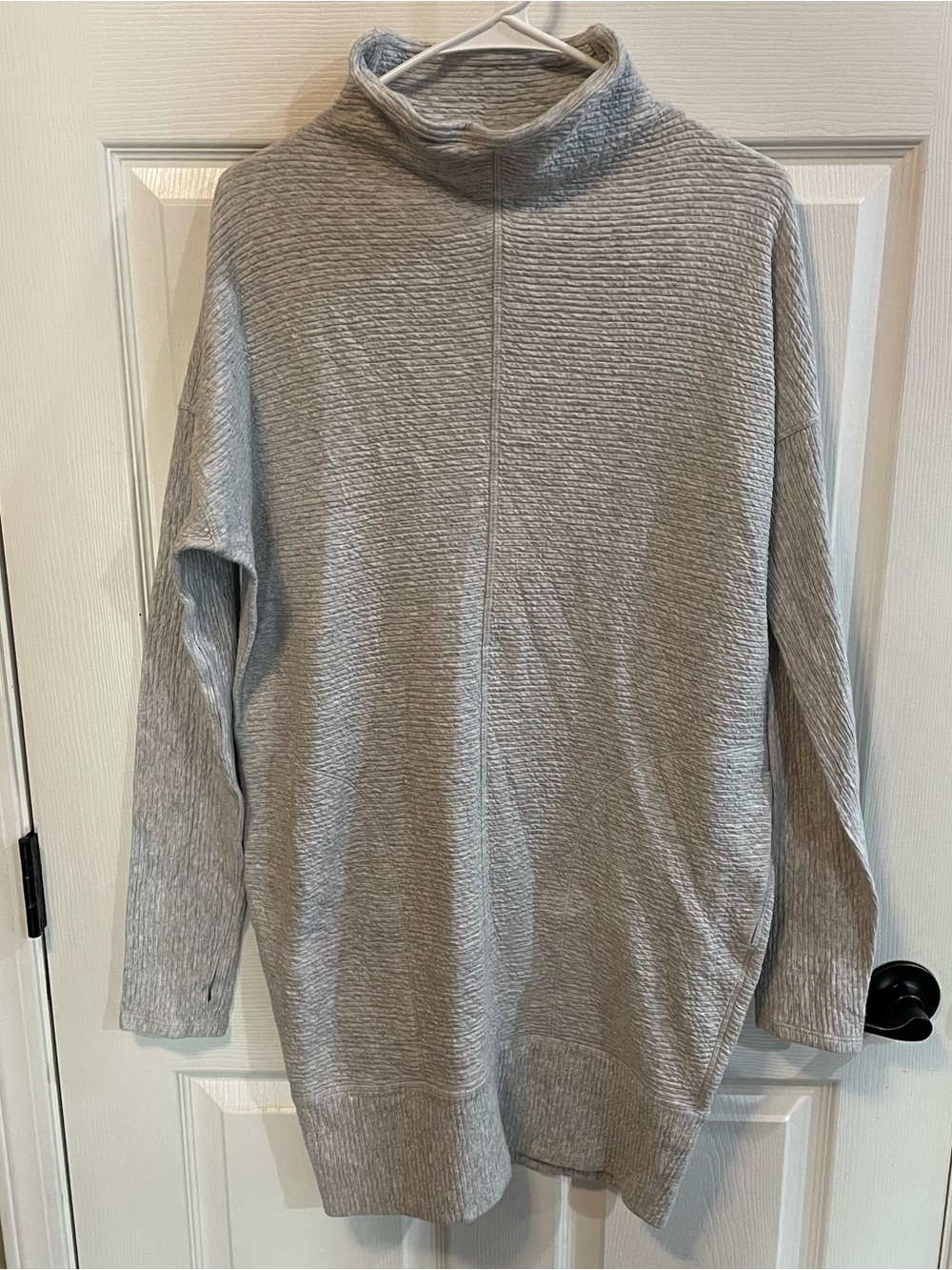 Lululemon Call For Cozy Sweater Dress Heathered Gray Size 6